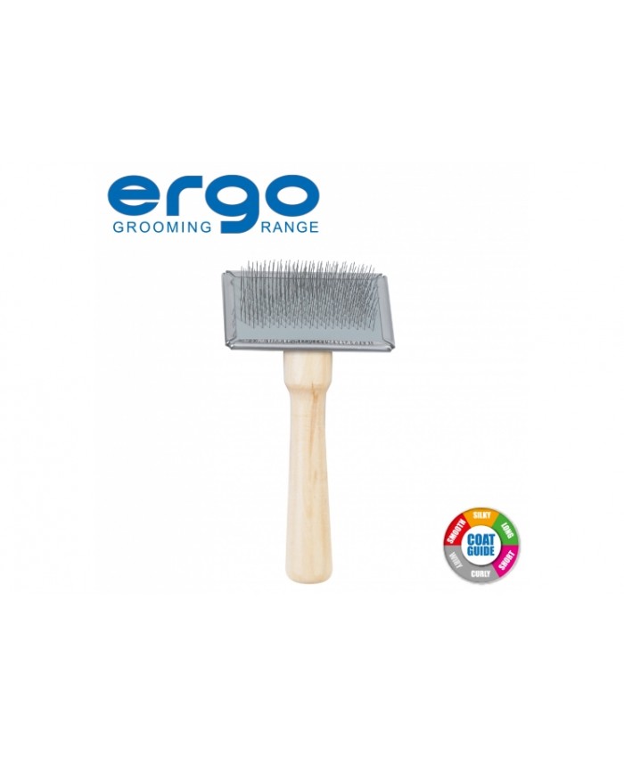Wood Handle Slicker Brush Medium